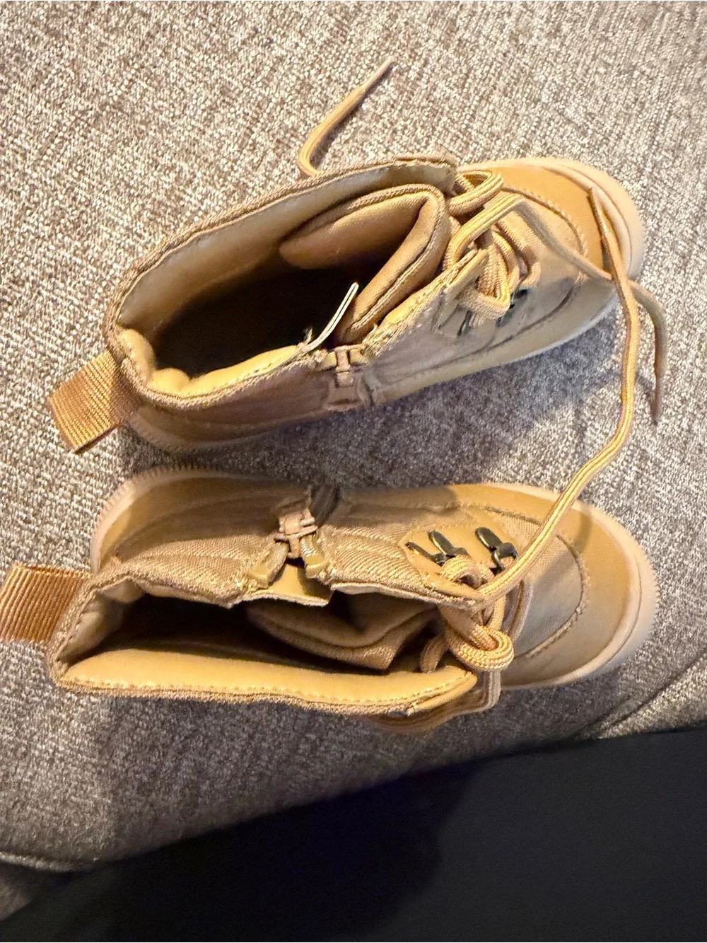 OshKosh B'gosh Kids Tan High-Top Rain & Snow Boots
